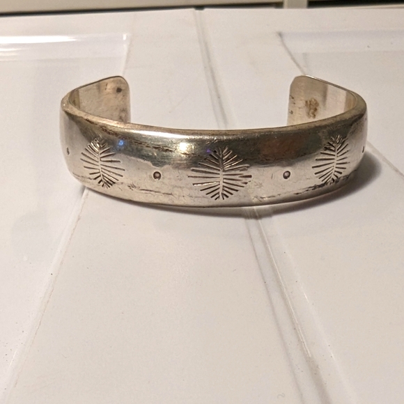 Vintage Sterling silver custom bangle - Picture 1 of 5